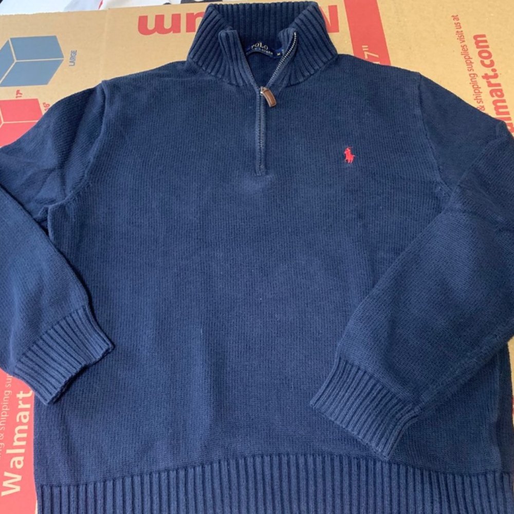 Mens RL-Polo Quarter-zip